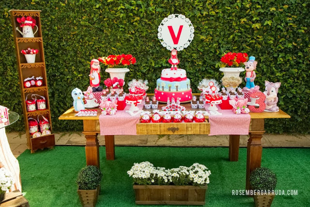 Idéias lindas para decoração de festa Chapeuzinho vermelho (Bolos