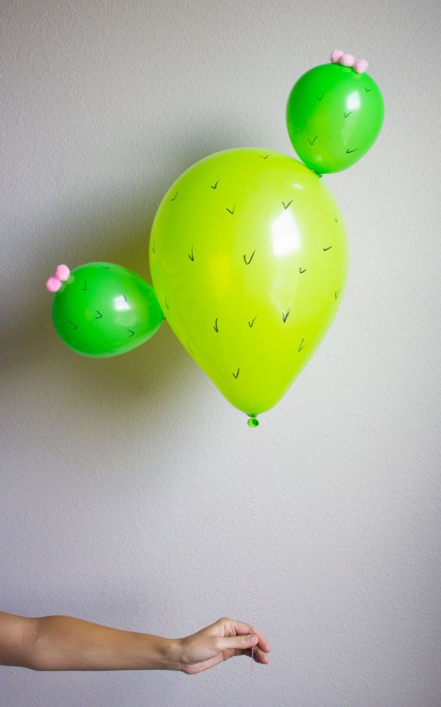 Balões de Cactos