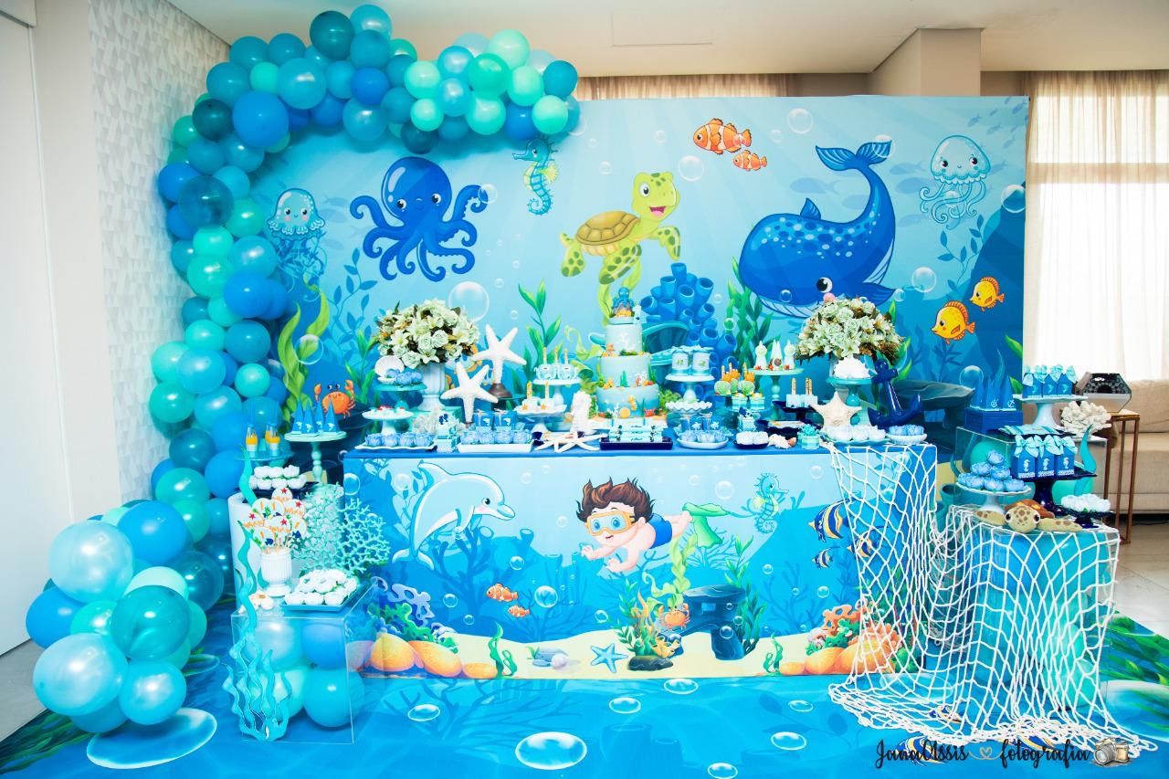 Festa Fundo do Mar para Menino